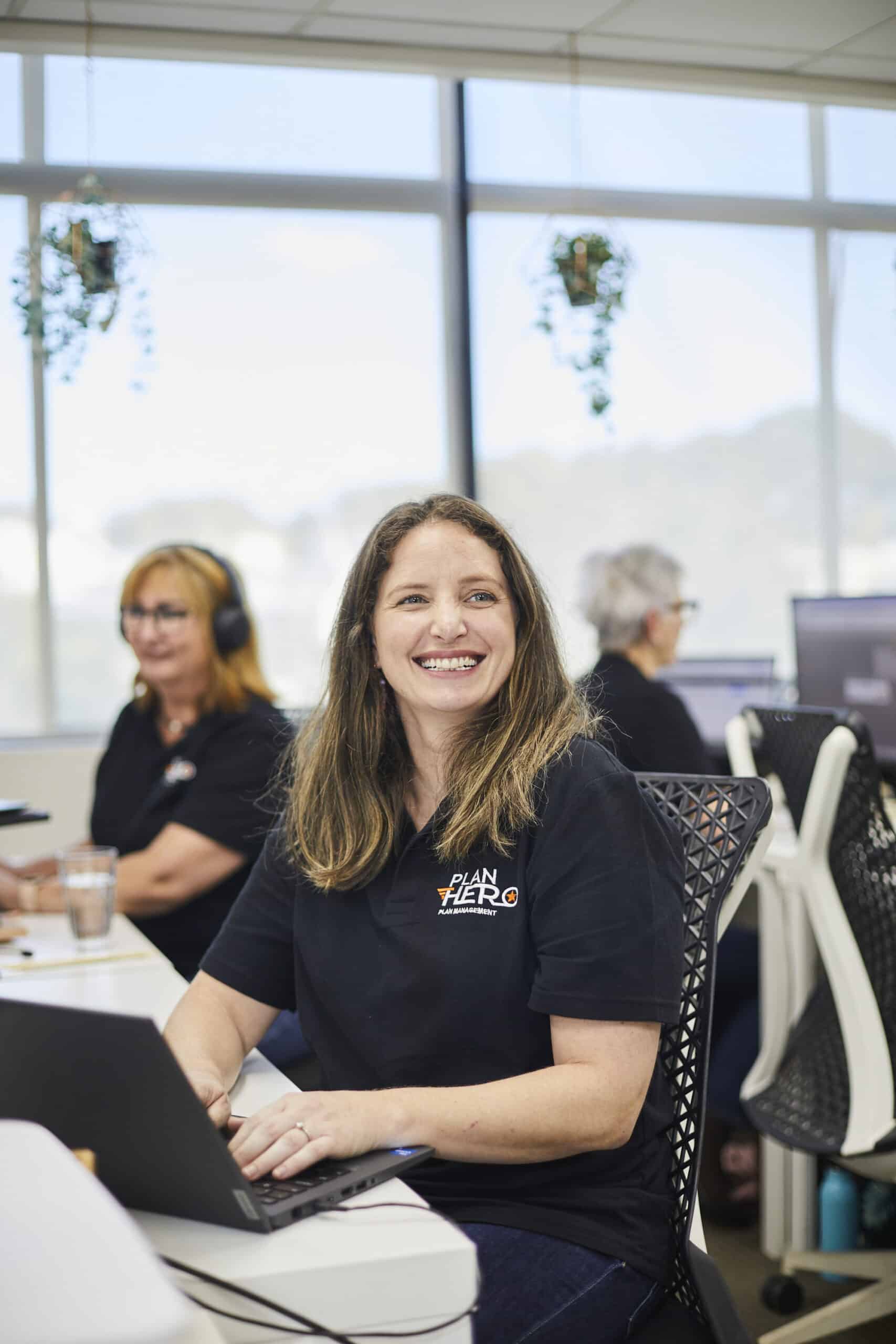 ndis plan manager from plan hero smilling