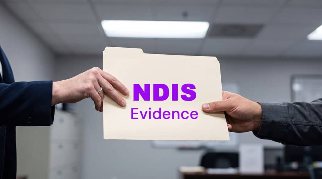 what do I need for NDIS evidence of disability